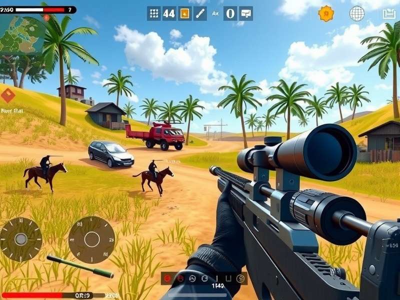 Sniper Battle Royale Gameplay Screenshot